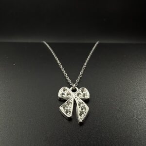 گردنبند پاپیونی نگینی